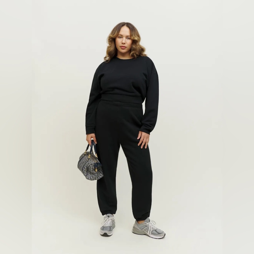 Reformation black classic sweatpants